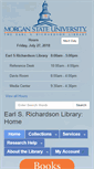 Mobile Screenshot of library.morgan.edu